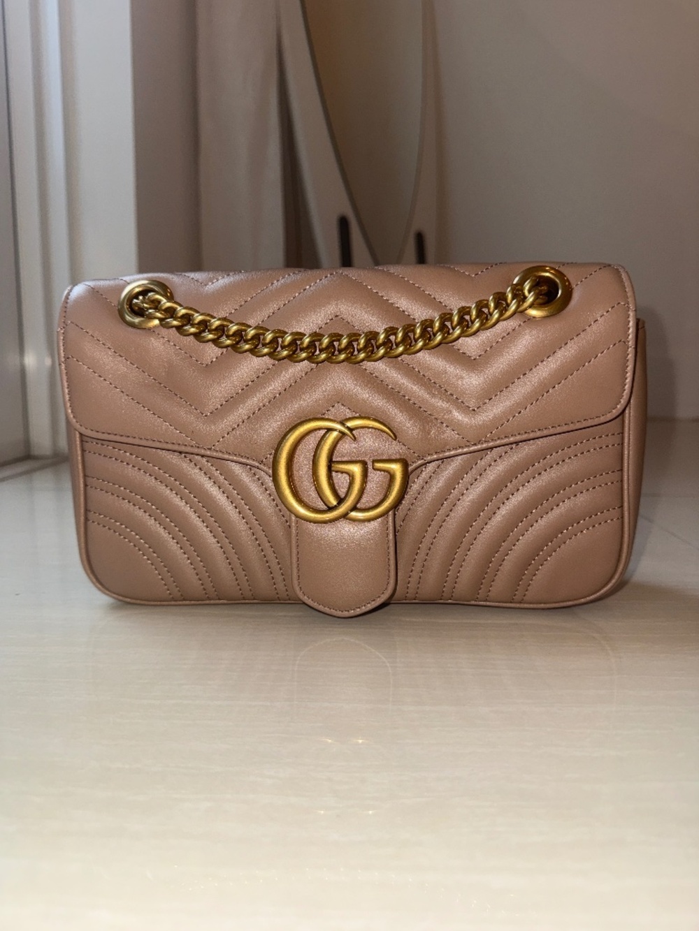 Gucci GG Marmont Matelasse Flap Shoulder Bag